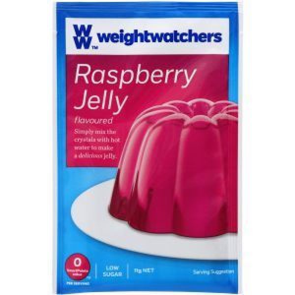 Weight Watchers Jelly Crystals Raspberry Flavoured