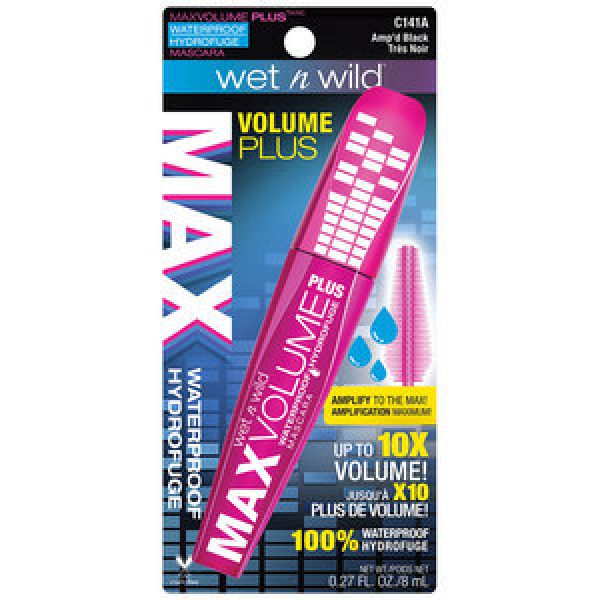 Wet N Wild Max Volume Plus Mascara Waterproof Black