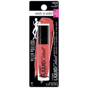 Wet N Wild Mega Last Lip Stick Liquid Cat Suit Coral Corrupt