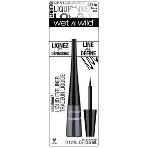 Wet N Wild Mega Liner Eye Liner Black Liquid