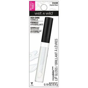 Wet N Wild Mega Slicks Lip Gloss Crystal Clear