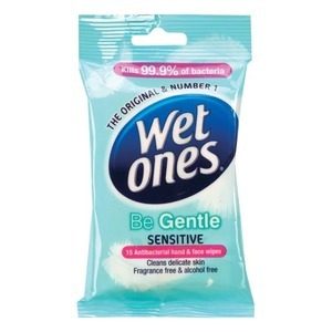 Wet Ones Wet Wipes Gentle Travel Pack