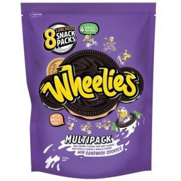 Wheelies Creme Filled Multipack 240g