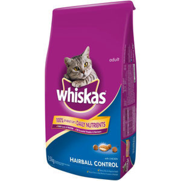 Whiskas Adult Dry Cat Food Hairball Reviews Black Box