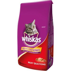 Whiskas Adult Dry Cat Food Meaty Selection