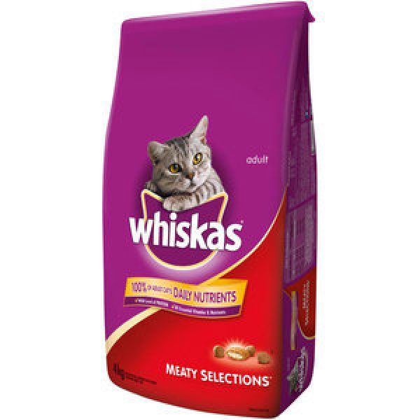 Whiskas Adult Dry Cat Food Meaty Selection