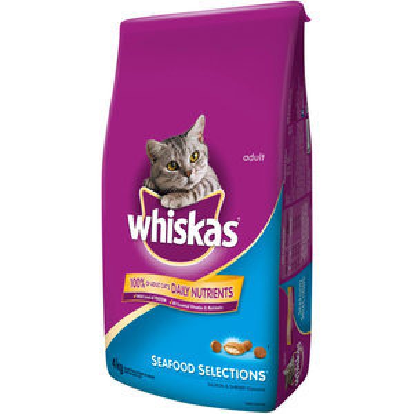 Whiskas Adult Dry Cat Food Seafood Selections Reviews Black Box