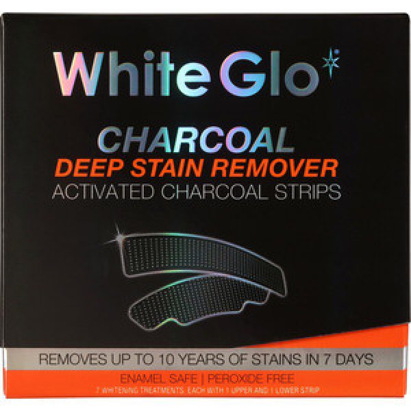 White Glo Stain Remover Activated Charcoal Strips