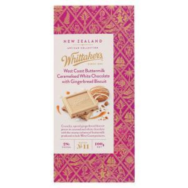 Whittakers Chocolate Block Buttermilk Caramel Gingerbread
