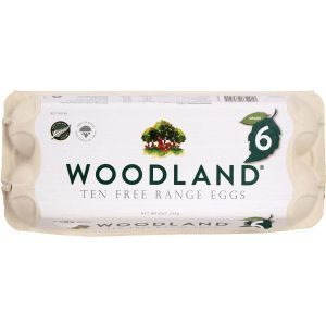Woodlands Eggs 10pk Free Range Size 6