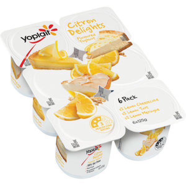 Yoplait Yoghurt 6pk Citrus Delight