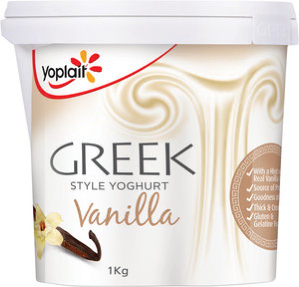 Yoplait Yoghurt Tub Greek Style Vanilla