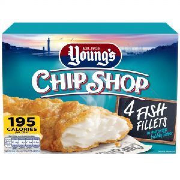 Youngs Fish Fillets Chip Shop 400g