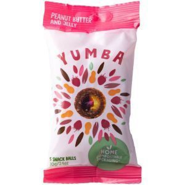 Yumba Snack Balls Peanut Butter And Jelly