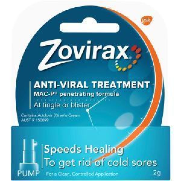 Zovirax Cold Sore Remedy Pump
