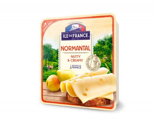 Ile De France Soft White Cheese Normantal Slices
