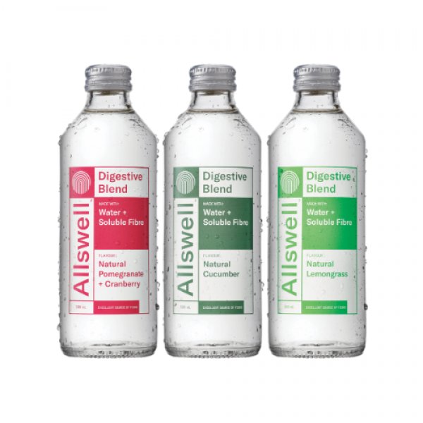 Allswell Water Natural Pomegrate + Cranberry Natural Cucumber Natural Lemongrass