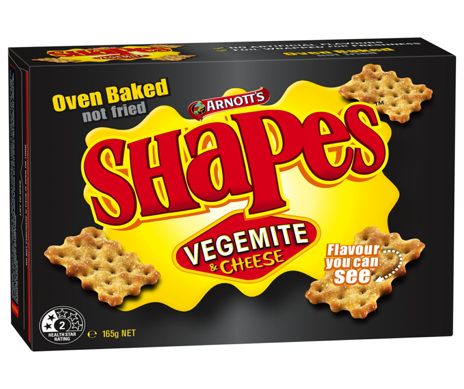 Arnott's Shapes Vegemite Reviews Black Box