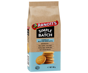 Arnott’s Simple Batch Biscuits – Vanilla Butter