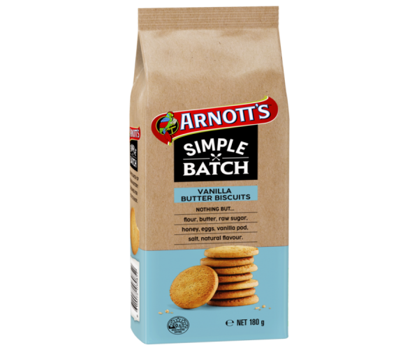 Arnott’s Simple Batch Biscuits – Vanilla Butter