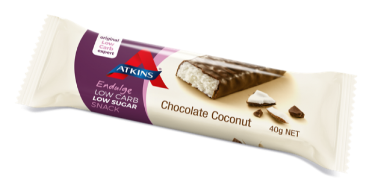 Atkins – Choc Coconut Bar 40g