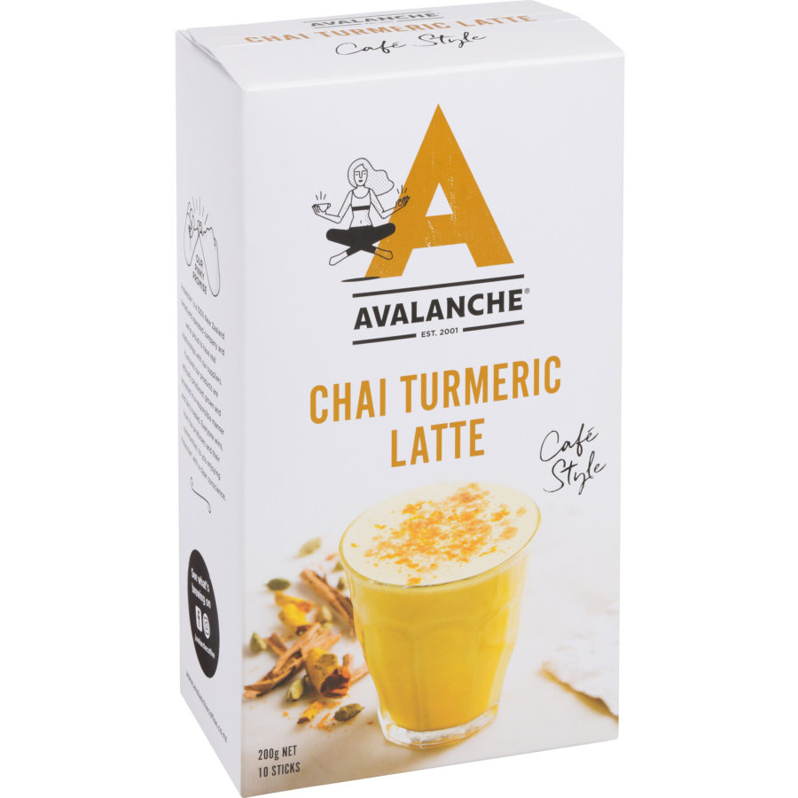 Avalanche Coffee Mix Chai Turmeric Latte Reviews Black Box