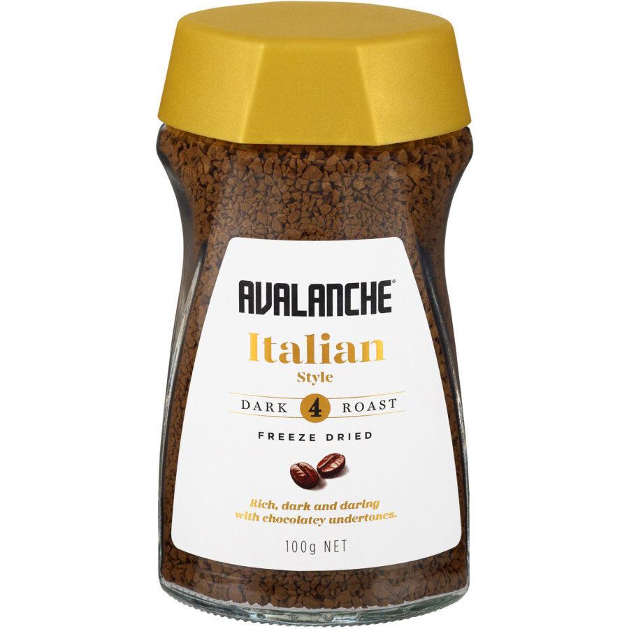 Avalanche Instant Coffee Italian Freeze Dried Reviews Black Box