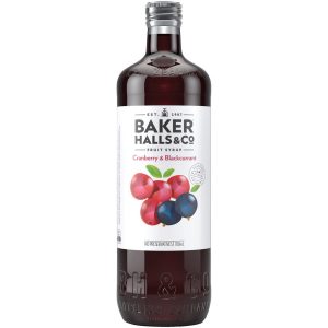 Baker Halls & Co Concentrate Cranberry & Blackcurrant