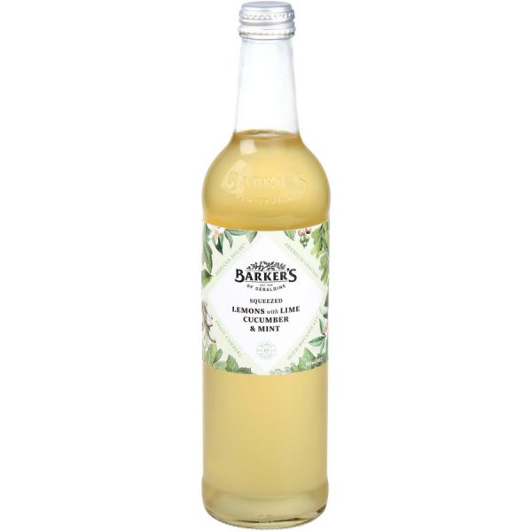 Barkers Botanical Fruit Syrup Lemon & Lime With Cucumber