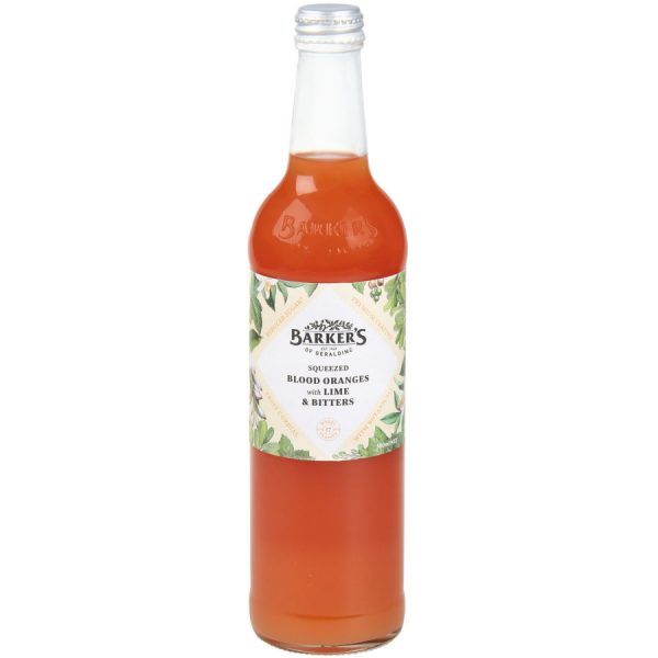 Barkers Botanical Fruit Syrup Orange Lemon/lime/bitters