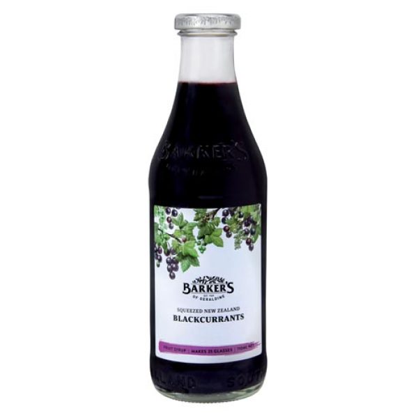Barkers Fruit Syrup Nz Blackcurrant