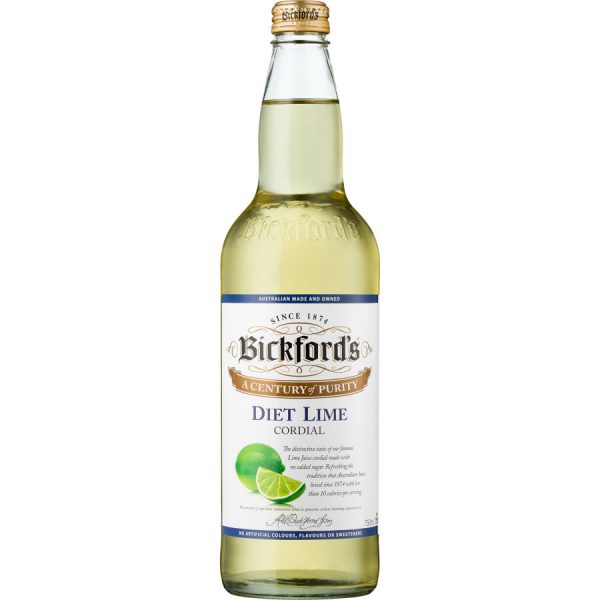 Bickfords Cordial Diet Lime