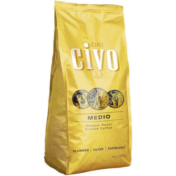 Caffe Civo Plunger Grind Medium Roast Medio