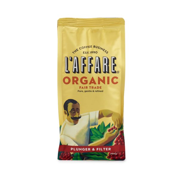 Caffe L’affare Plunger & Filter Grind Organic