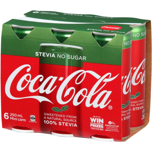 Coca Cola Soft Drink Coke No Sugar Stevia Reviews Black Box