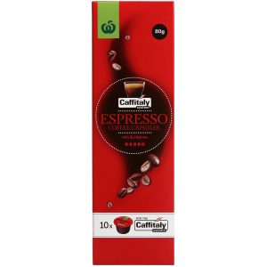 Countdown Caffitaly Coffee Capsules Espresso 80g