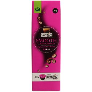 Countdown Caffitaly Coffee Capsules Smooth Roast 80g