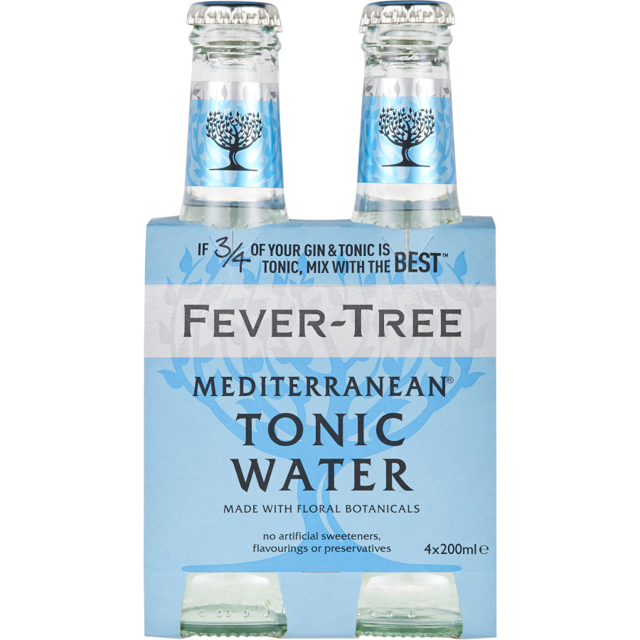 Fever Tree Mixers Mediterranean Tonic Water Reviews Black Box
