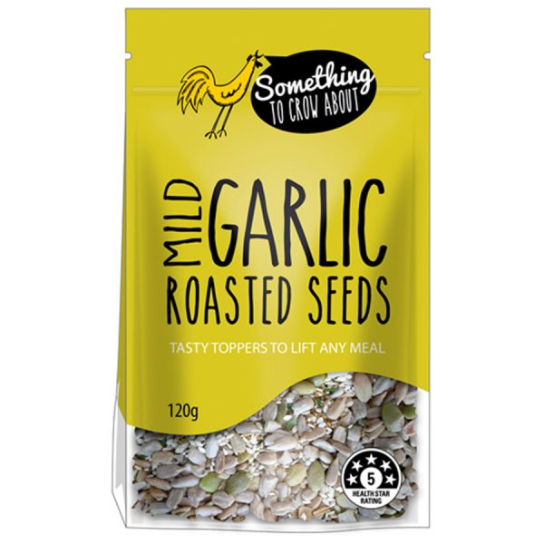 Fresh Produce Salad Sprinkles Roasted Seeds Mild Garlic