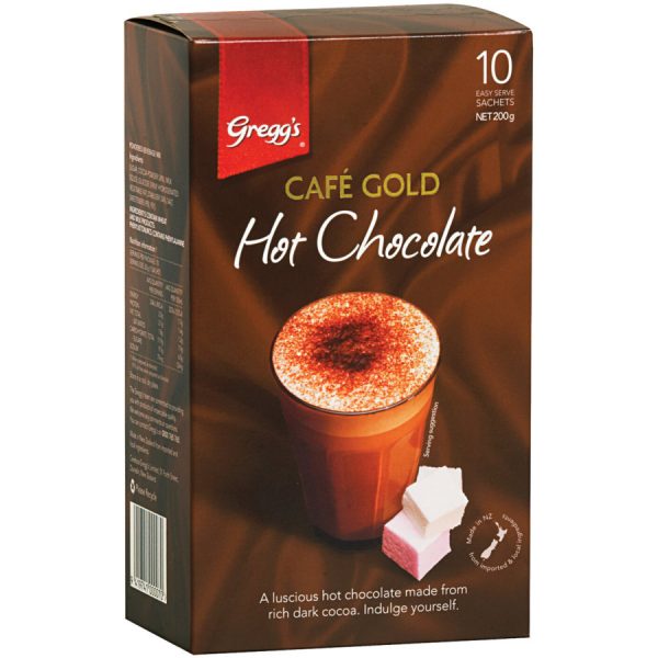 Greggs Cafe Gold Drinking Chocolate Hot Chocolate 200g