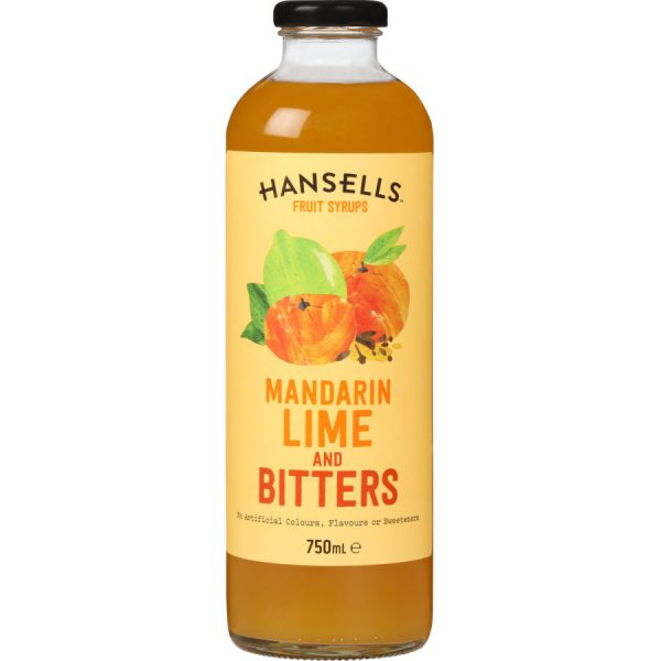 Hansells Cordial Mandarin Lime & Bitters