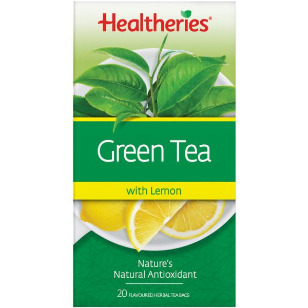 Healtheries Green Tea Bags With Lemon