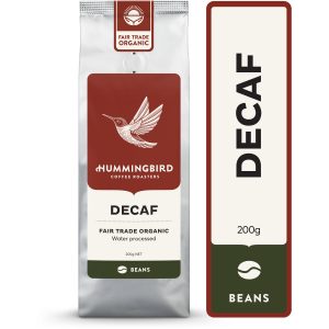 Hummingbird Fair Trade Organic Coffee Beans Decaf