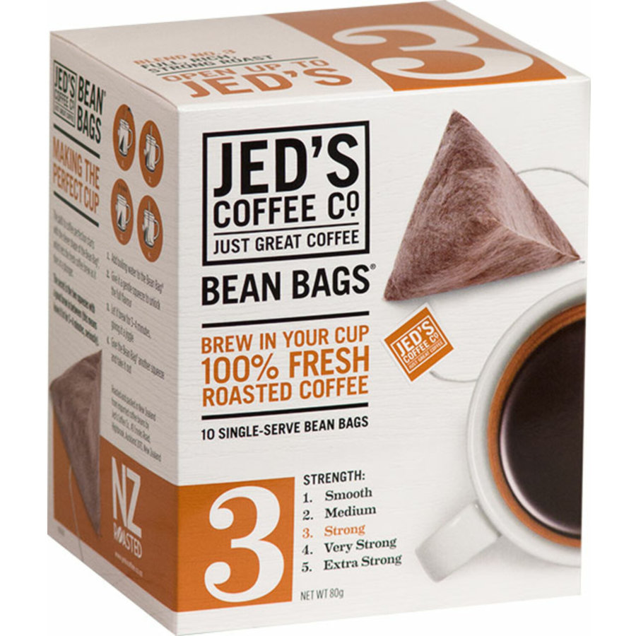 Jeds Coffee Bags No 3 80g Reviews Black Box