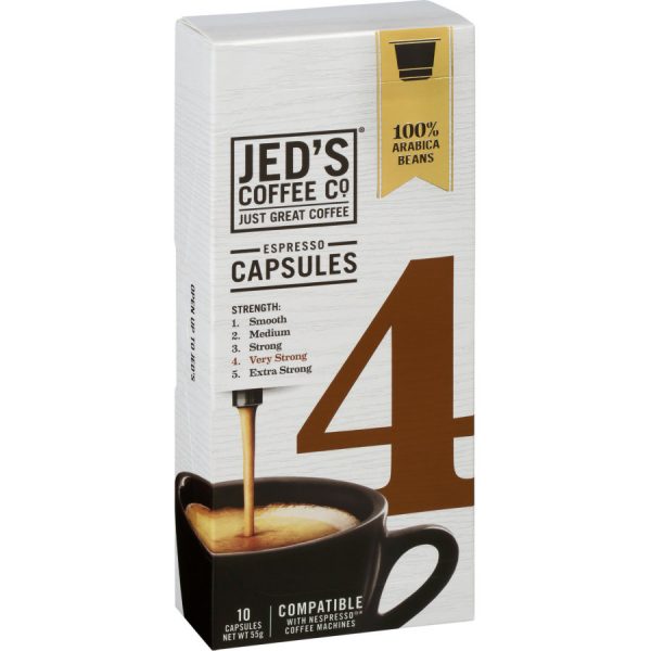 Jeds Coffee Co Coffee Capsules 4 Blend Espresso