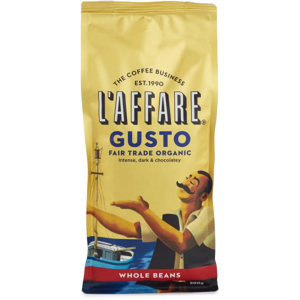 L’affare Coffee Beans Gusto Fairtrade Organic