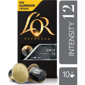 L’OR Espresso Coffee Capsules Onyx Intensity 12-10