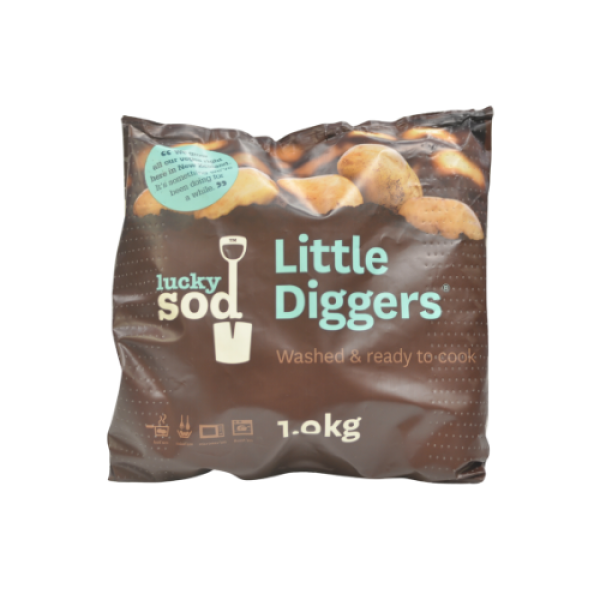 Lucky Sod Litte Diggers Washed & Ready to Cook