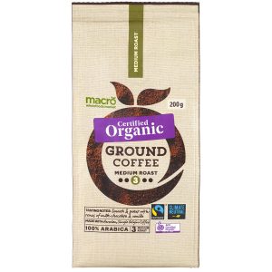 Macro Organic Fair Trade Plunger Grind Medium Ground
