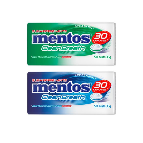 Mentos Clean Breath Mints Reviews Black Box
